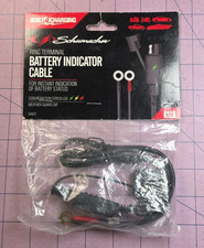 NEW SCHUMACHER SA831 RING TERMINAL BATTERY INDICATOR CABLE 12V