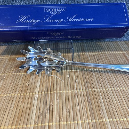 Gorham versilberte Pasta Löffel Heritage Servierzubehör - Bild 2 von 3