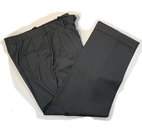 Tuta Hart Schaffner Marx Gold Trumpeter uomo 43R pantalone 36 x 30 grigio scuro - Foto 9 di 20