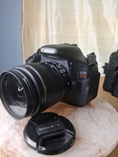 Canon EOS Kiss X5/Rebel T3i DSLR EF S 18-55mm IS II Lens W/ EFS 55-250mm Lens