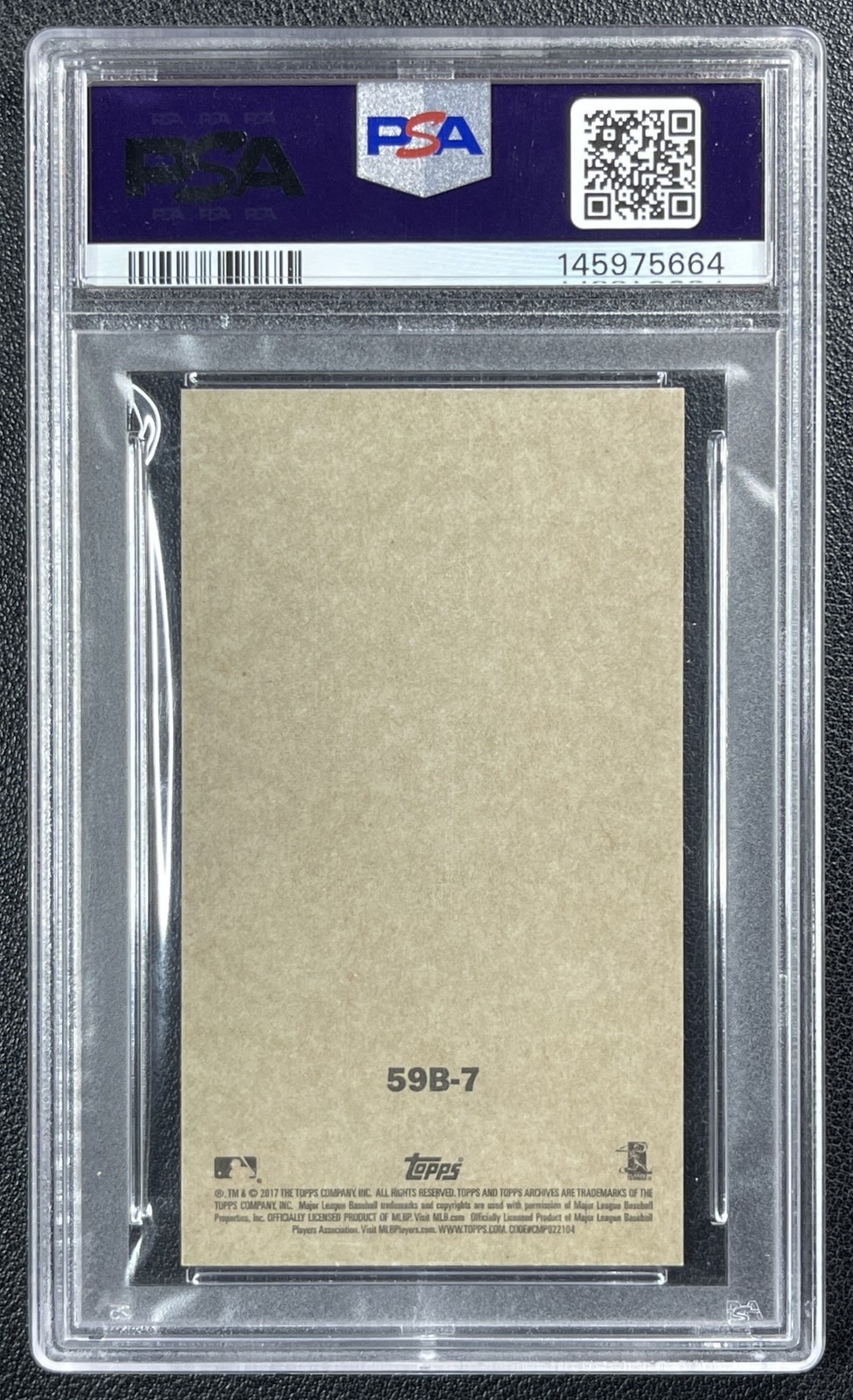 AARON JUDGE PSA 10 2017 TOPPS ARCHIVES #59B-7 ROOKIE 1959 BAZOOKA BASEBALL 5664 view 2