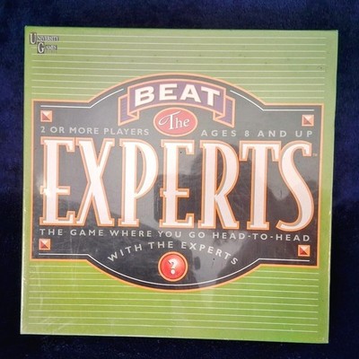NEW Beat The Experts Board Game Sealed Trivia Party Game University Games