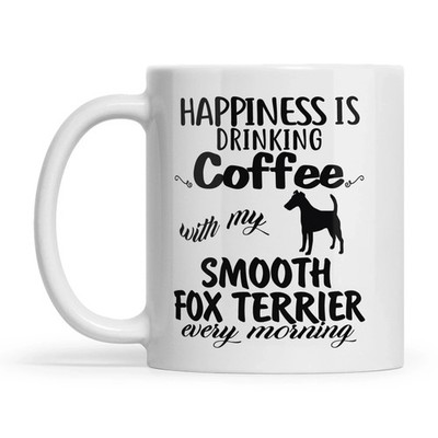 Smooth Fox Terrier Coffee Mug, Smoothie Coffee Mug, Fox Terrier Coffee Mug