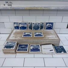Holland America Line Cruise Ship Ceramic Tile Coasters, Lot of 22