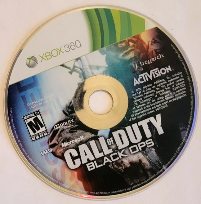 Call Of Duty - Black Ops -  XBOX 360 (Disc Only)