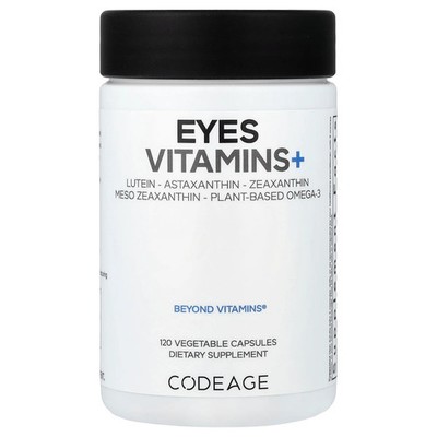 2 X Codeage, Eyes Vitamins+, 120 Vegetable Capsules