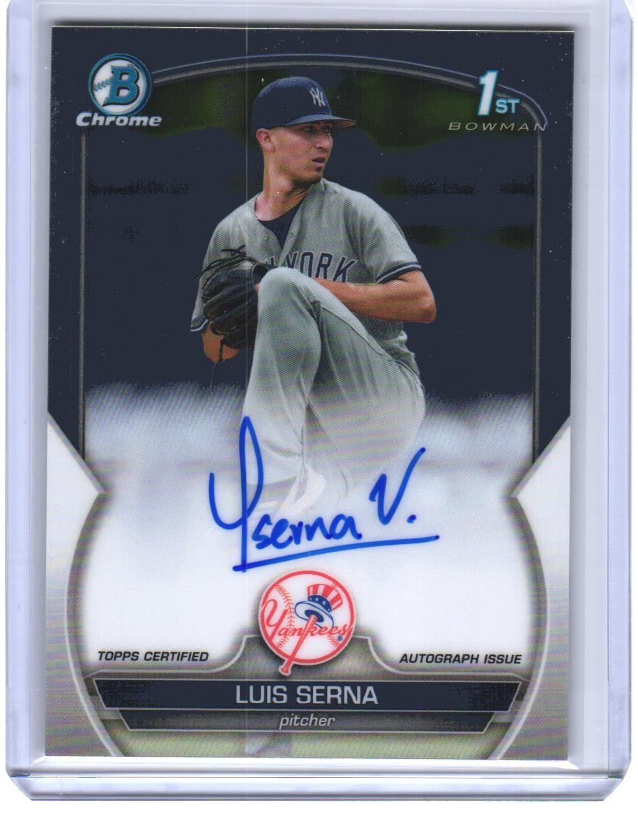 2023 Luis Serna Bowman Chrome 1st Bowman Auto RC #CPA-LS (H1160) $6 MAX SHIP