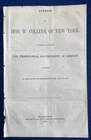 1848 Oregon Territory Christian Anti Slavery Speech Book Pre Civil War