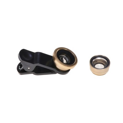Fisheye Lens with Metal Frame Golden Color for Unique Perspective Photos