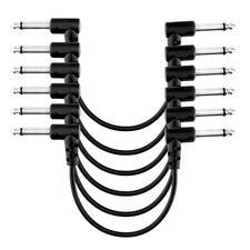 6 Inch Guitar Patch Cable Guitar Effect Pedal Cables Black
