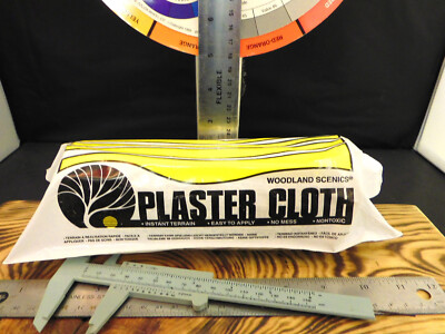 Woodland Plaster Cloth - 8'' X 15' Roll - Model Railroad Layout Supplies