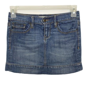 womens stretch denim mini skirt