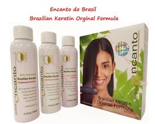 ENCANTO Brazilian Keratin Treatment Straightening Treatment Set 3 x 100 ml