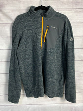 Eddie Bauer Men's Size LT First Ascent Half Zip Long-Sleeve Pullover Sweater