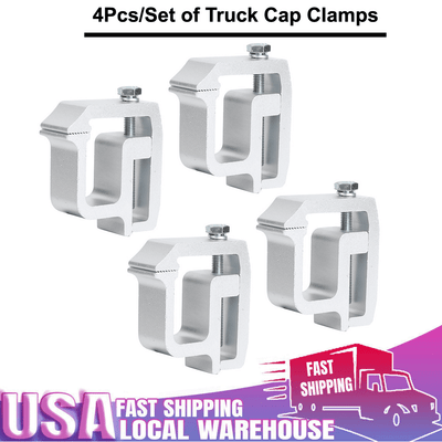 2in Throat Truck Cap Clamps For Mounting Truck Caps with Fiberglass or Aluminum Rails 4pcs//set Truck Campers Clips Truck Cap Mounting