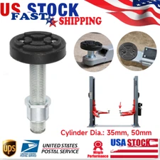  Auto Car Lift Telescopic Round Tray Rubber Pads Raised Peg Pads 235MM