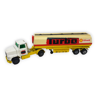 Matchbox Super Kings K 16 K115 Tanker Turbo Shell 1973 Modell Gelb Weiß Ford LTS