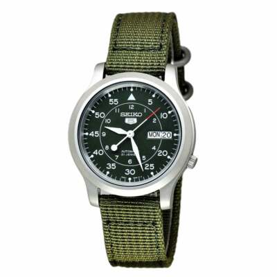 Seiko 5 Automatique Style Militaire Vert Homme Montre SNK805K2 | eBay