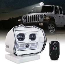 60W MOVOTOR Wireless Remote Control 360° Rotating Searchlight