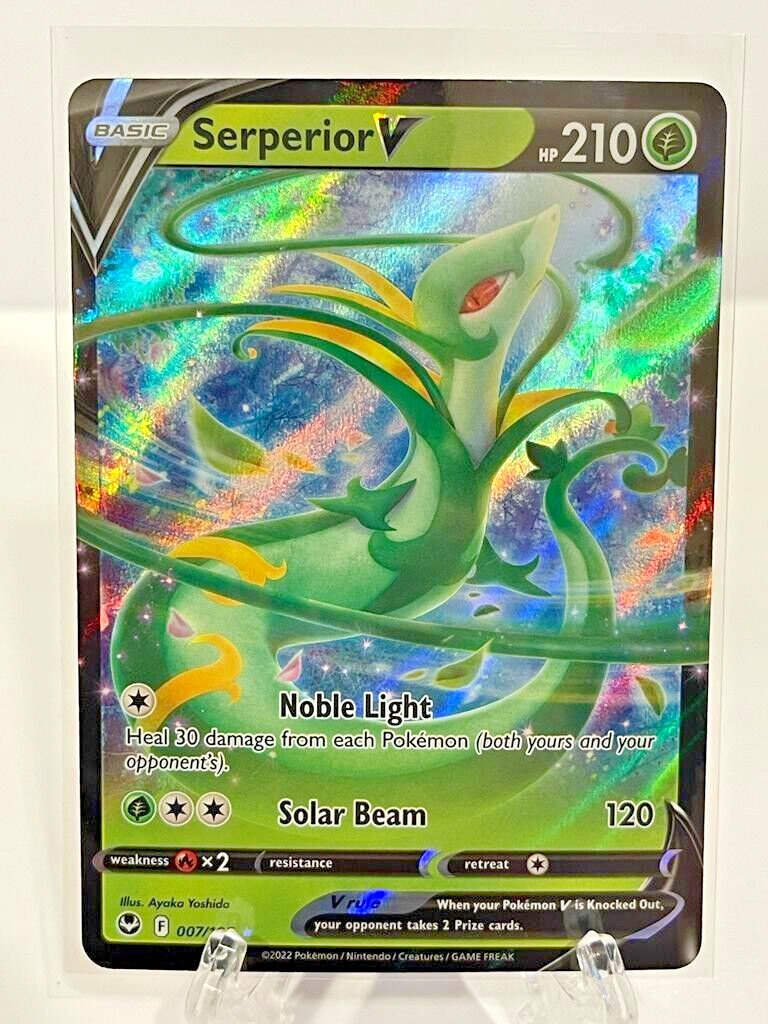 Serperior V - 007/195 Silver Tempest Ultra Rare Pokemon TCG NM