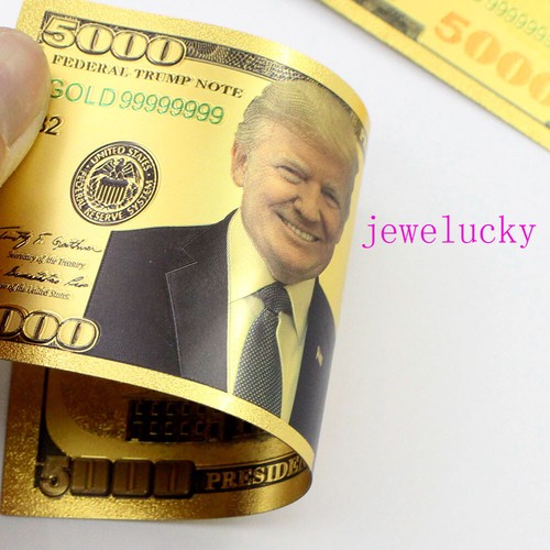 Lots 14 Different Crafts Banknotes US $1-5000 Dollar Golden Notes Money Gift - Picture 5 of 5