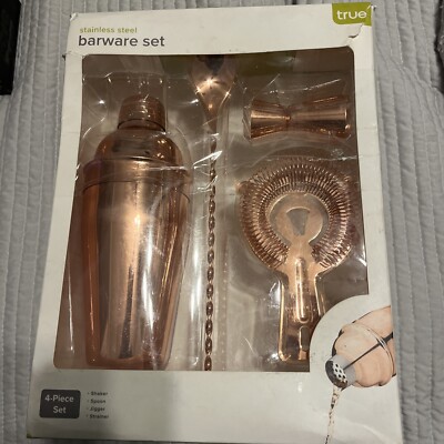 Copper Barware Set TRUE (open Box)