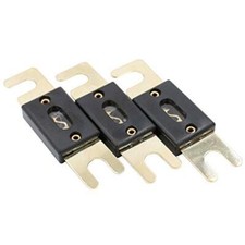 Anl Fuse 40 Amp 40a Anl40 For Car Vehicles Audio System Sheet Gold Tone 3pcs