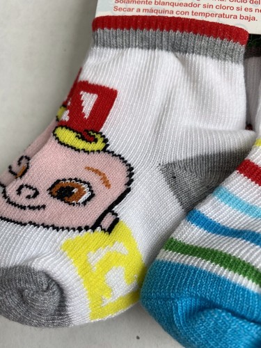 Cocomelon Toddlers Socks 10 Pk Fits Size 4-7 Unisex Moonbug JJ TomTom YoYo New - Picture 8 of 12