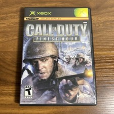 Call of Duty Finest Hour (Xbox, 2004) No Manual