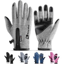 Cold Weather Winter Gloves for Men Women Touchscreen Running Ski Thermal Gloves