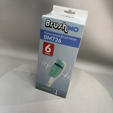 6 Pack Brushmo Replacement Toothbrush Heads Compatible W/ Philips Sonicare BM726