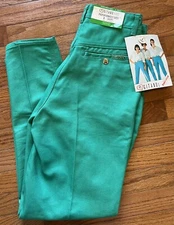 Womens Gitano Vintage Green High Rise Mom Jean 1986 Deadstock NEW Size 8