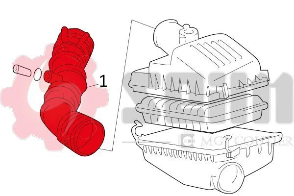 DURITE TURBO TOYOTA COROLLA VERSO 2.2 D-4D,AVENSIS 2.0 D-4D,2.2 D-4D,2.2 D-CAT - Photo 3/4