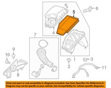 Chevrolet GM OEM 2016 Malibu Engine-Air Filter Element 23430312