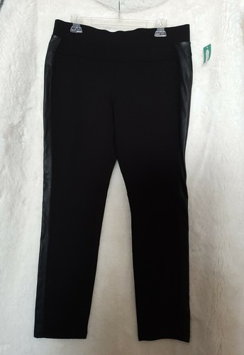 NWT Black sz large Ponte Pants | eBay