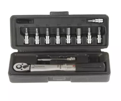 MIGHTY, Werkzeug, Drehmomentschlüssel, Einstellbereich 2-24Nm, incl Bits