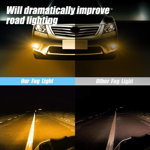 2x For Toyota Camry 2007 2008 2009 H11 Fog Lights Assembly Halogen Bulbs Harness - Picture 4 of 12