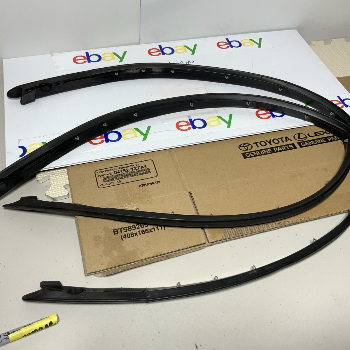 2019-2025 Toyota RAV4 Front Bumper Rubber Seal Hood To End 53395
