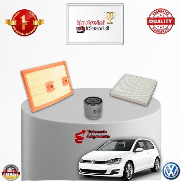 Inspektionskit Filter VW Golf VII 1.4 TSI 90KW 122CV Von 2013->-image