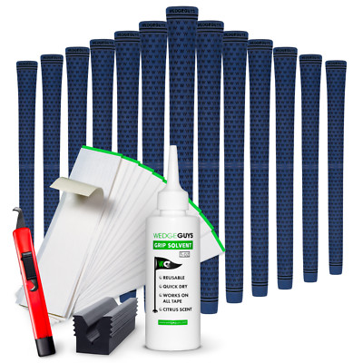 Wedge Guys GLP Velvet Golf Grips 13 Pack with Grip Kit | Standard/Midsize/Jumbo