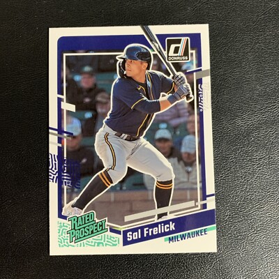 2023 Donruss Sal Frelick Milwaukee Brewers Rated Prospect