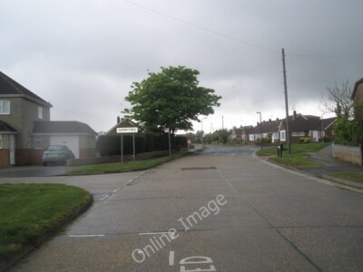 Photo 6x4 Approaching the boundary of Sompting  c2010