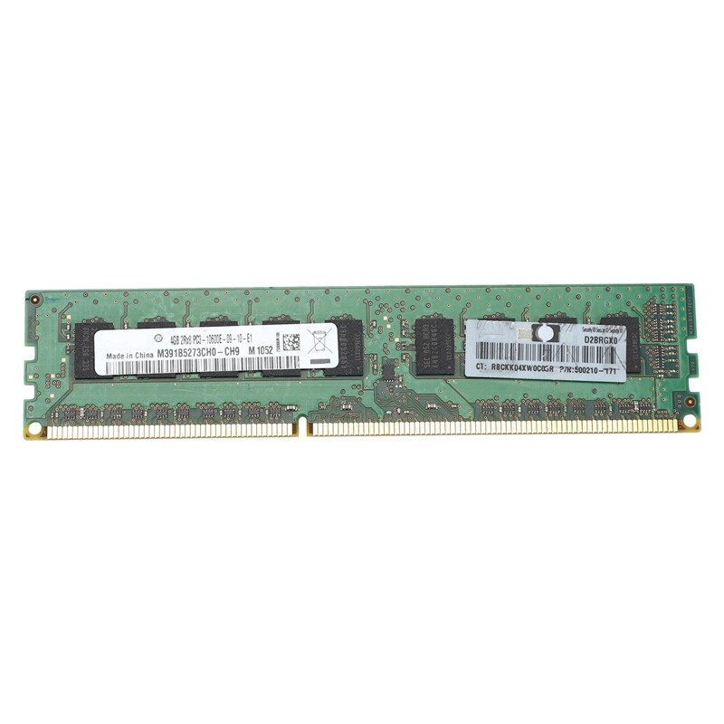 16 Go (4x4 Go) Mémoire RAM DDR3 1333 MHz PC3-10600 ECC - Pour Serveur Dell PowerEdge T110, Workstation T3500 - Garantie à Vie