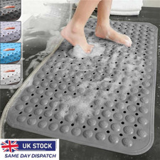 Non Slip Shower Mat Bathtub Mats Extra Long Washable Anti-Mold Shower Floor Mat