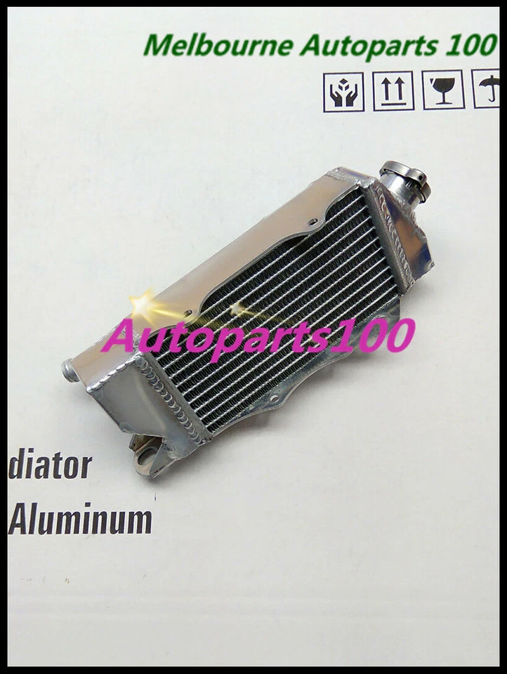 Radiador de aluminio para radiador único KAWASAKI KX80 KX85 KX100 1998-2013 Foto 3 de 4