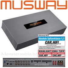 MUSWAY M12 1440 Watt 12-Kanal Verstärker mit...
