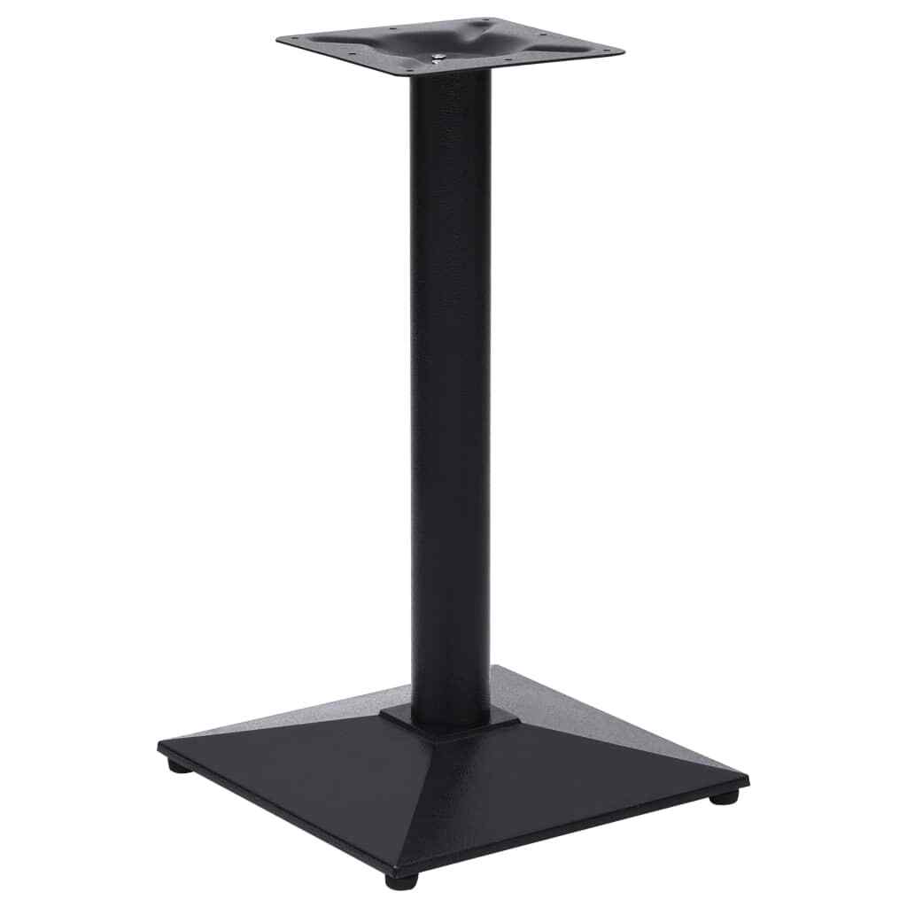 Bistro Gamba Tavolo Nero 41x41x72 CM Ghisa