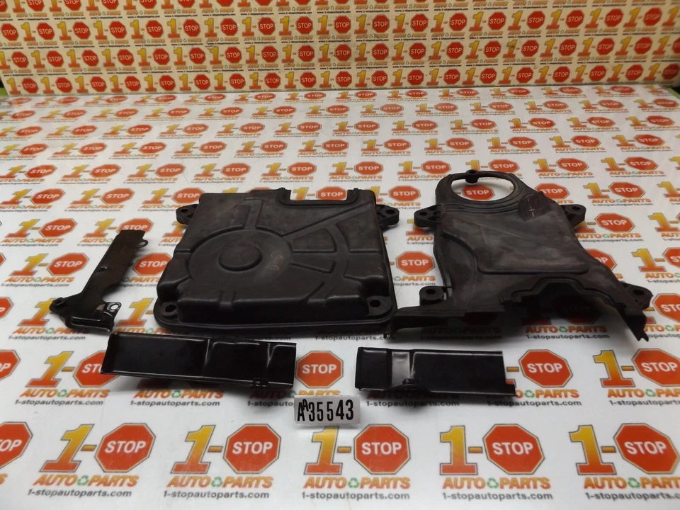 2001-2011 HYUNDAI ACCENT UPPER & LOWER TIMING COVER SET 21350-26002 OEM - Image 3 of 4