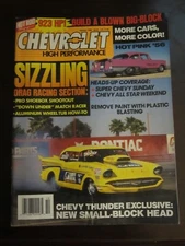 Chevrolet High Performance Magazine October 1989 Hot Pink '56 Drag Racing (W1) X