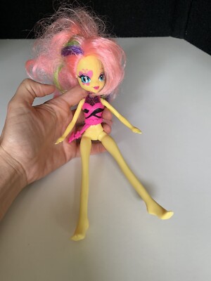 My Little Pony Equestria Girls Fluttershy Rainbow Rocks Doll 2013 RARE A